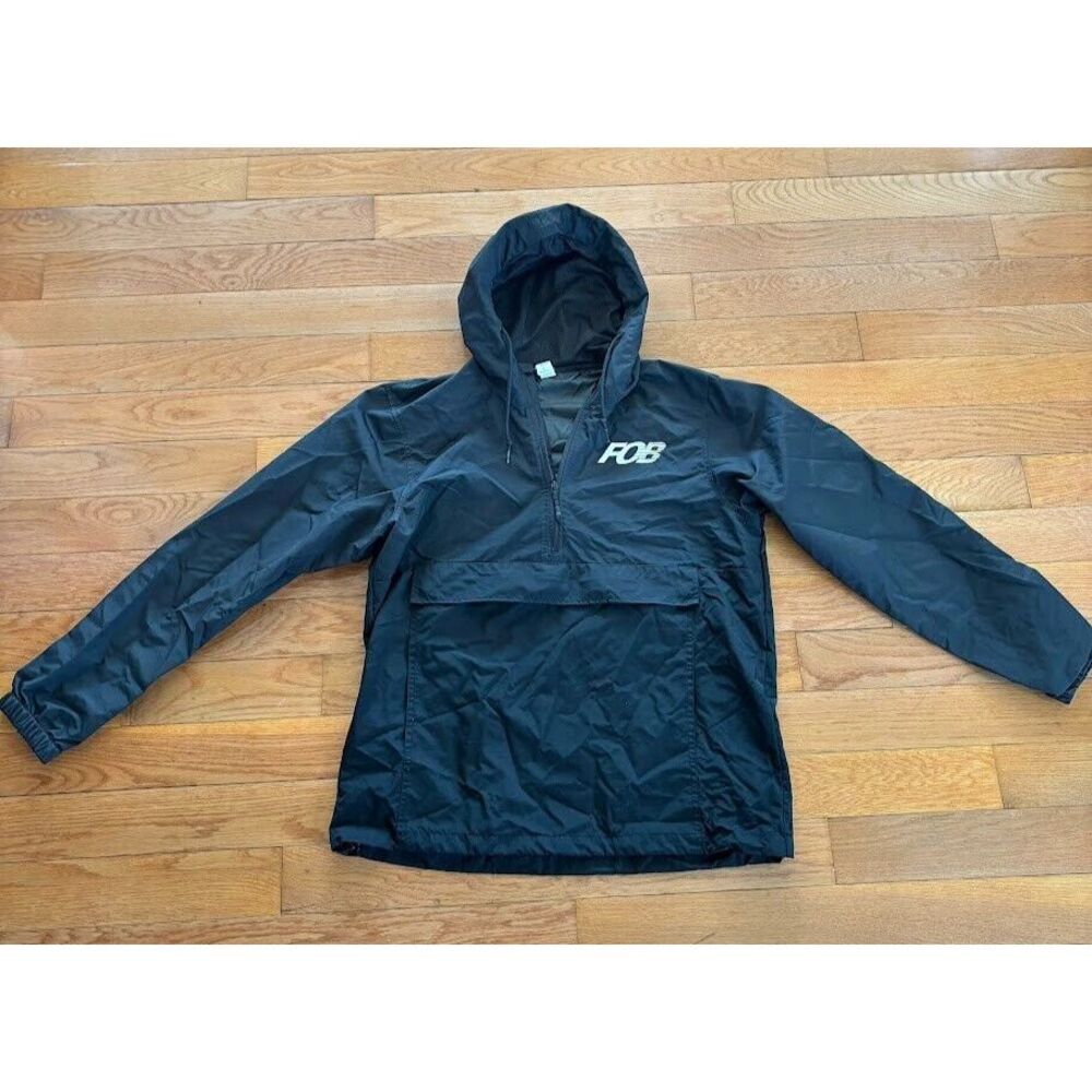 Fall Out‎ Boy Half-Zip Windbreaker Limited Edition Jacket Young And Menace Large